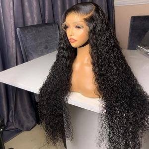 Perruque en dentelle 13x4 Ms-Beauty, cheveux humains naturels, vague d'eau, pré-épilés, entièrement personnalisés, cheveux vietnamiens, cuticules alignées, perruque en dentelle frontale - Product Image 2