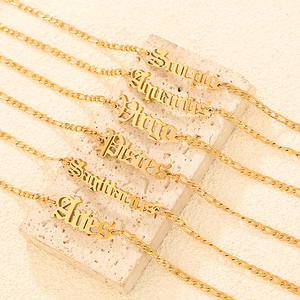 Bracelet du zodiaque <span class=keywords><strong>Amazon</strong></span> plaqué or 18 carats en acier inoxydable, bracelet vintage du zodiaque, bijoux pour bijoux personnalisés - Product Image 3