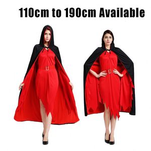 Capa con Capucha de Diablo, Disfraz de Cosplay, Largo, para Halloween, Unisex, Poliéster, 4fourcostumes - Product Image 2