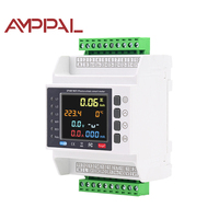 Meter Energi Tiga Fasa Tuya WiFi Smart LCD Display AF-CTWIFI AMPPAL Kelas 1.0 1000A Arus Maksimum 50/60Hz 0-999999.9 kWh DIN