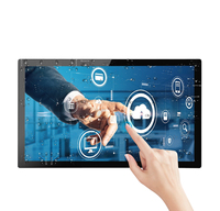 Écran tactile LCD mural en métal de 18,5 21 22 24 pouces, Android Win Linux, moniteur industriel, PC de panneau industriel
