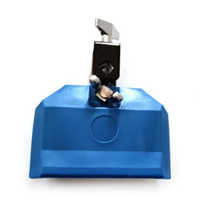 Instrumento de Percusión Orff al por Mayor, Campana de Vaca Cuadrada de Plástico ABS Azul, Bloques de Ritmo Educativos, Claquetas Cuadradas para Niños - Product Image 1