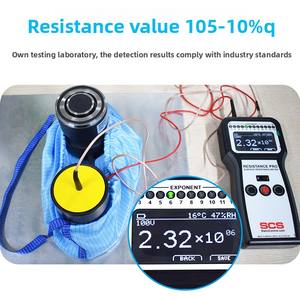 נעל אנטי-רטש מכסה פוליאסטר לשימוש חוזר עבור חדרים נקיים עם אבק - Product Image 4