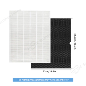 Juego de Filtros HEPA y de Carbón Activado con Diseño de Panal para Purificador de Aire <span class=keywords><strong>Winix</strong></span> H 116130 5500-2, Ecológico para Uso Doméstico - Product Image 3