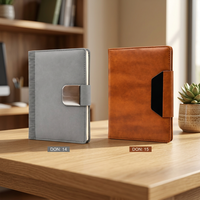 Carnet en cuir PU personnalisé, organiseur professionnel, agenda en papier naturel, calendrier quatre ans, coffret cadeau pour usage au bureau