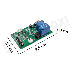 บอร์ดควบคุมตัวตั้งเวลา แผงวงจร PCB สำหรับคอนโซลเกม ตัวตั้งเวลาแบบสองระดับ พร้อมรีเลย์และปุ่มกด - Product Image 4