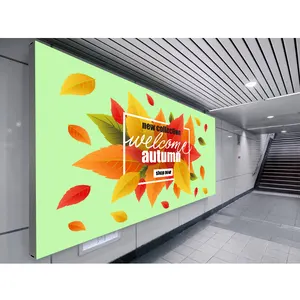 Lingtong Aluminum Profile Silicone Edged Graphic LED Backlit Backdrop Display Wall Mounted Modular Frame Light Box