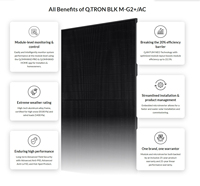 Stock d'entrepôt à Los Angeles, États-Unis - Modules photovoltaïques Q CELLS BLK M-G2+ 420W 425W 430W 440W entièrement noirs, panneaux solaires de type N