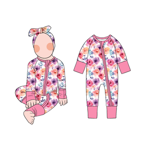 Pagliaccetto per bambini con cerniera in tessuto elastico e resistente promozionale di buona qualità - Product Image 2