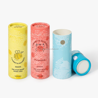 Tube en papier cylindrique personnalisé pour cartouche d'huile 1g, avec fermeture à bouton et sécurité enfant, pour dispensaires et usage artisanal