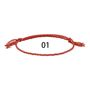 Braccialetto intrecciato in filo di <span class=keywords><strong>cotone</strong></span> più venduto braccialetto semplice e Versatile in stile bohémien - Product Image 1
