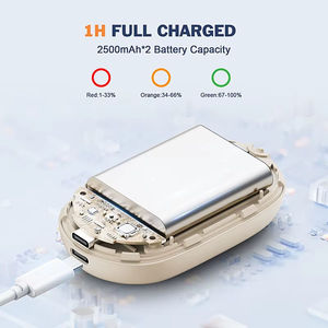Paquetes de Calentamiento Personalizados para Invierno, Mini Calentadores USB Recargables para Pies y Piernas, Paquetes de Calentamiento Magnéticos Reutilizables para Manos en Invierno - Product Image 4