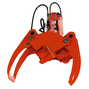 EU WEMAX Excavator Forestry <b>Machinery</b> Hydraulic Log Grapple Saw with Rotating Grab <b>Tree</b> Shear - Product Image 3