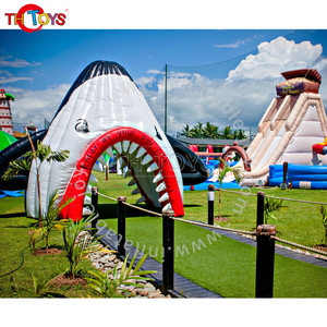 Reuze opblaasbare haai bar zomer strand zwembad decoratie - Product Image 5