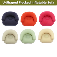 Canapé gonflable moderne pliable et portable, imperméable, pour l'extérieur, chaise longue individuelle, tabouret de loisirs pour salon et chambre à coucher