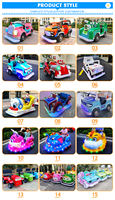 Voiture tamponneuse électrique pour aire de jeux, parc d'attractions commercial, installation intérieure, voiture tamponneuse pour enfants avec musique et lumière LED