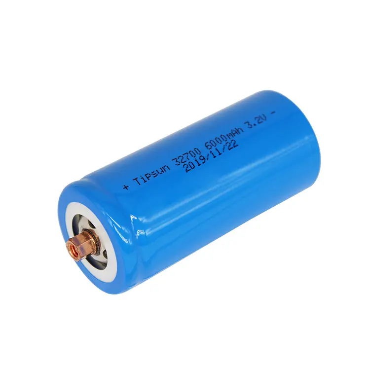 Yüksek deşarj 32700 lifepo4 vidalı bağlantı lityum iyon batarya