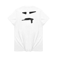 Chemises personnalisées de haute qualité pour hommes, style streetwear, en coton, design tendance, épaules tombantes, t-shirt blanc surdimensionné