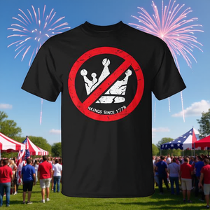 No Kings Since 1776 Usa 4th Of July Camiseta gratis - Product Image 3