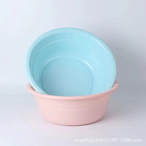 Bassine en plastique ronde 110g, lavabo domestique, usage dortoir, couleurs assorties, expédié - Product Image 4