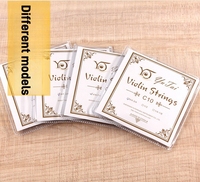 Vente en gros de cordes professionnelles pour violon, jeu de 4 cordes pour 4/4 3/4 1/2 1/4 1/8