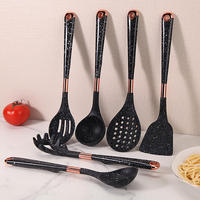 Ustensiles de cuisine en silicone antiadhésifs durables, spatule, cuillère, batterie de cuisine pour la cuisine