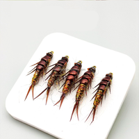 10 #   Nymphes de mouche à crochet, Tête de jig perlée, Leurre factice, Leurre artificiel, Hameçon à poils, Nymphing, Truite, Gravette, Leurres et appâts de pêche à la truite