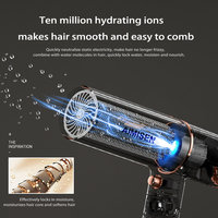 Sèche-cheveux puissant pliable de 1800 W avec ions négatifs et prix d'usine