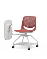 Chaise de bureau extensible moderne à succès avec étagère à roulettes en PP durable