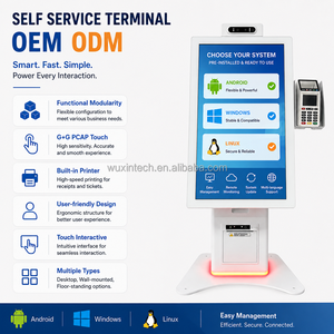 Kiosco de Pedidos de Autoservicio de 21.5 Pulgadas para Montaje en Pared, Kiosco Interactivo con Pantalla Táctil para Restaurantes, Terminal de Pago con NFC - Product Image 1