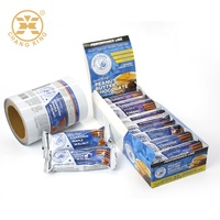 Caixa de papel de barra de chocolate criativa de um passo, caixa de papel de impressão personalizada de logotipo eco amigável, caixas de exibição de alimentos com filme