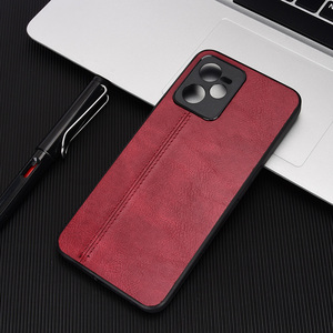 Coque en cuir de vachette légère motif PU coque arrière de téléphone de protection pour Oppo Realme <span class=keywords><strong>C35</strong></span> coque arrière en cuir coque - Product Image 4