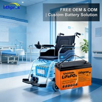 Batterie pour fauteuil roulant pliable 12V200AH 100AH 120AH 150AH 200AH 300AH 1.2KWh 1.44KWh 1.8KWh 2.4KWh 3.6KWh Lithium Iron Phosphate LFP
