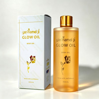 Huile pour le corps éclaircissante English Rose 300ml - Huile de massage hydratante pour le corps entier