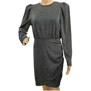 Custom Fashion Women's Dresses Shiny Metallic Thread High-class Women's Cocktail Dress Wholesale Women's Dresses Formal