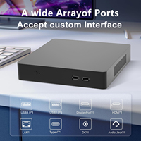 WANDONG NUC MiniPC DDR5 M.2 NVME 2Lan Quad Core Barebone Fanless 2Com 2HD Tipo-C Thunderbolt4 SIM 4G/5G Mini PC N100 J6412
