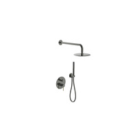 Ensemble de mitigeur de douche encastré en acier inoxydable 316 de qualité marine supérieure, résistant à la corrosion, kit de douche pluie pour salle de bain