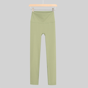 Vêtements de sport personnalisés pour femmes, vêtements de course à pied, vêtements de fitness, leggings de yoga unis, taille élastique, rayures contrastées - Product Image 2