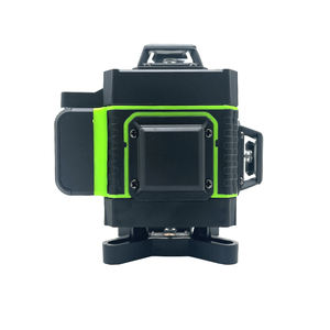 CG4300 Niveau laser industriel rechargeable à 3 cônes à lumière verte auto-nivelant 3x360(3D) Deux LiBatteries 16 lignes Croix à trois plans - Product Image 1