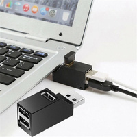 USB3.0 – accessoires d'ordinateur, répartiteur USB, adaptateur de câble, adaptateur de prise de courant, plusieurs réseaux, moyeux à 3 ports