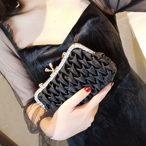 Bolso de Noche Tipo Clutch, Nuevo Bolso de Seda Impermeable, Bolso de Mano para Boda - Product Image 6