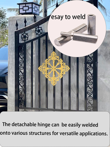 Ypx thiết kế hiện đại thép satin kết thúc Hàn Bản lề thực mang 2mm Độ dày 180 mở góc dễ dàng cài đặt cho cửa - Product Image 5