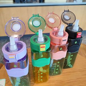 Shuiyinzi Gradient Water Bottle 720Ml Bpa Free With Straw And Strap For Outdoor Sports Travel - Product Image 3
