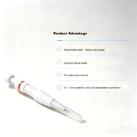 Stylo de greffe capillaire manuel, instruments métalliques, aiguilles en acier inoxydable 0,7-1,1 mm