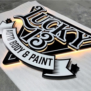 Custom LED Signage Letters 3D Business Signs Acrylic Led <b>Illuminated</b> Sign for Company Brand Logo Outdoor Store Sign - Product Image 1