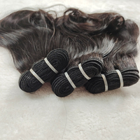 Lot de boucles en cheveux Remy vietnamiens naturels, cheveux humains, vierges, très Double Drawn, qualité 12a,