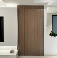 Porte invisible encastrée sans cadre, finition assortie porte et mur, cadre en aluminium métallique, porte dissimulée, porte intérieure en bois massif