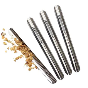 E-PIN 4Pcs Stainless Steel Crumb Collector Table Crumber for Restaurant Servers Crumb Sweeper