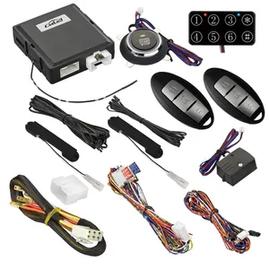 PKE Keyless Entry Push Button Engine Start Stop Remote Starter PKE Car Alarm with remote for Nissan