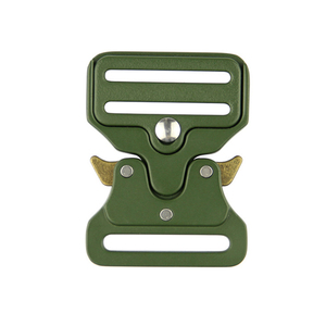 대량 맞춤형 컬러 패션 의류 액세서리 택티컬 사이드 퀵 릴리스 메탈 벨트 조절 스트랩 DIY 가방 버클 38mm - Product Image 4